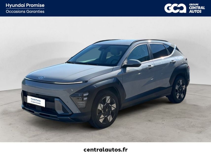 38300 : Hyundai Bourgoin-Jallieu - Groupe Central Autos - HYUNDAI KONA Executive - KONA II - Gris - Automate sequentiel - Essence / Courant électrique