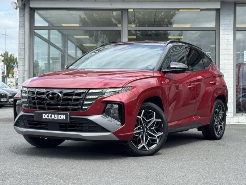 57200 : Hyundai Sarreguemines - Theobald Automobiles - HYUNDAI Tucson - Tucson - Sunset Red Métal - Transmission intégrale - Hybride rechargeable : Essence/Electrique