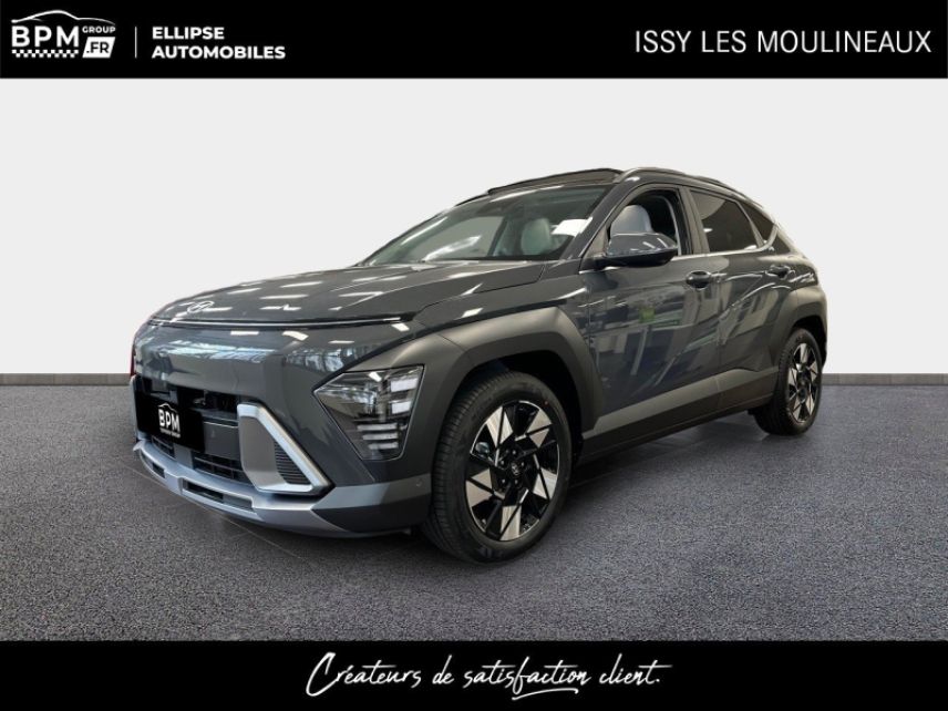 92130 : Hyundai ISSY-LES-MOULINEAUX - BPM Cars - HYUNDAI Kona - Kona - Ecotronic Gray perlé métallisé - Traction - Hybride : Essence/Electrique
