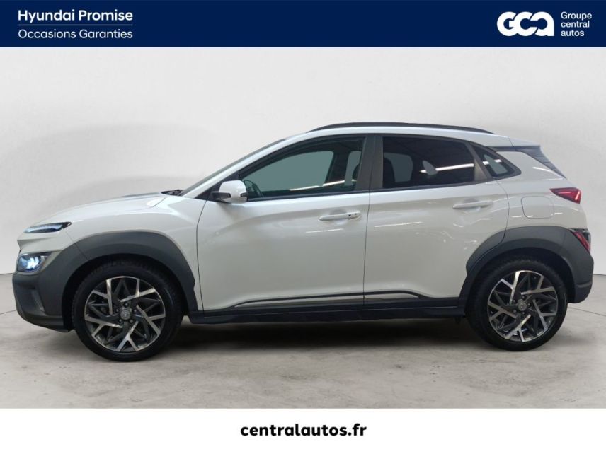 69300 : Hyundai Lyon Nord - Groupe Central Autos - HYUNDAI KONA HYBRID Executive - KONA - Blanc - Automate sequentiel - Essence / Courant électrique