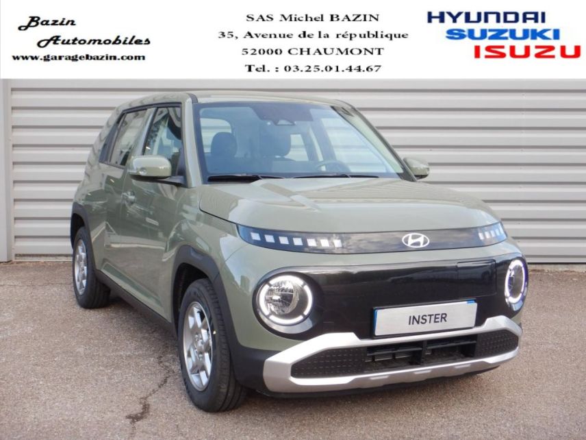 52000 : Hyundai Chaumont - Garage Michel Bazin - HYUNDAI Inster - Inster - Tomboy Khaki - Traction - Electrique