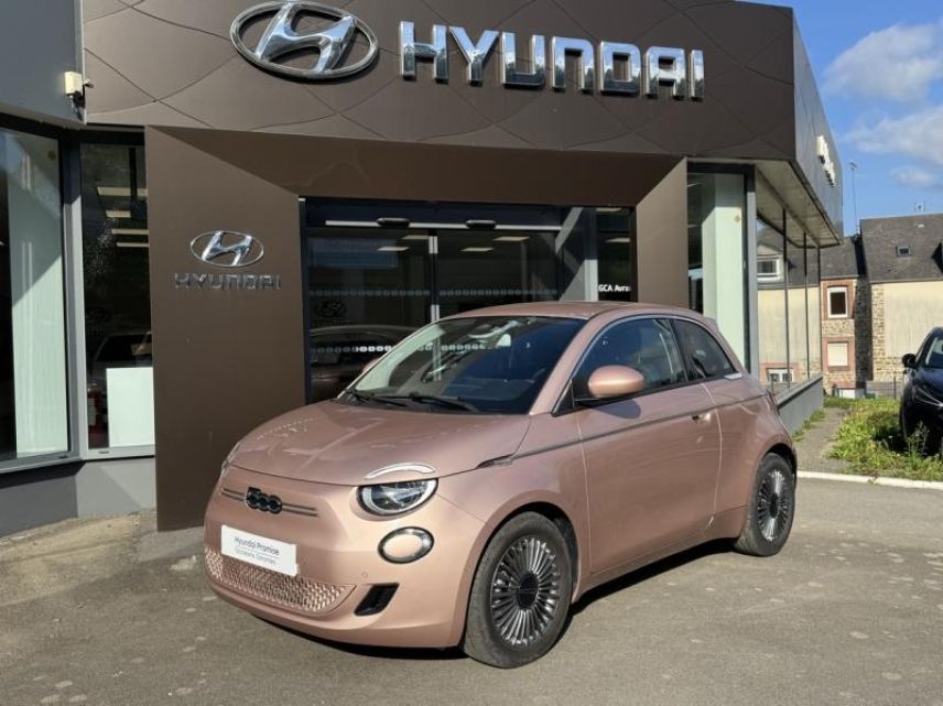 50300 : Hyundai Avranches - GCA - FIAT 500 - 500 - Rose Gold métal - Traction - Electrique