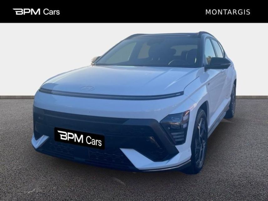 45200 : Hyundai Montargis - BPM Cars - HYUNDAI Kona - Kona - Atlas White/Toit/rétros Black - Traction - Hybride : Essence/Electrique