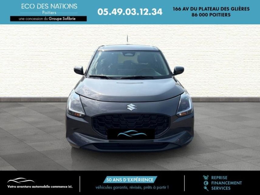 86000 : Hyundai Poitiers - Eco des Nations - SUZUKI Swift - Swift - Mineral Gray Metal - Traction - Essence/Micro-Hybride