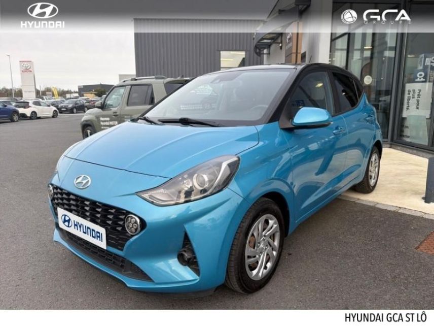 50000 : Hyundai Saint-Lô - GCA - HYUNDAI i10 - i10 - Aqua Turquoise Métal - Traction - Essence