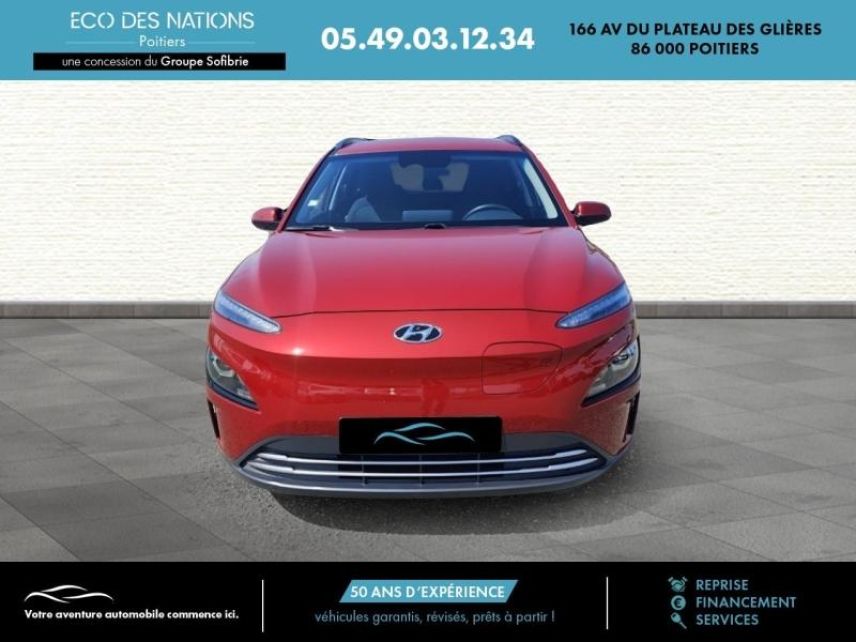 86000 : Hyundai Poitiers - Eco des Nations - HYUNDAI Kona - Kona - Sunset Red Métal - Traction - Electrique