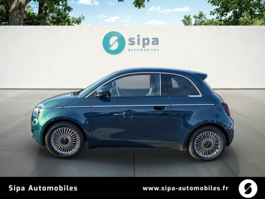 31200 : Hyundai TOULOUSE NORD - AUTO NORD - FIAT 500e BERLINE Nouvelle 500 - 500 III ELECTRIQUE - Ocean Green - Automate à fonct. Continu - Courant électrique
