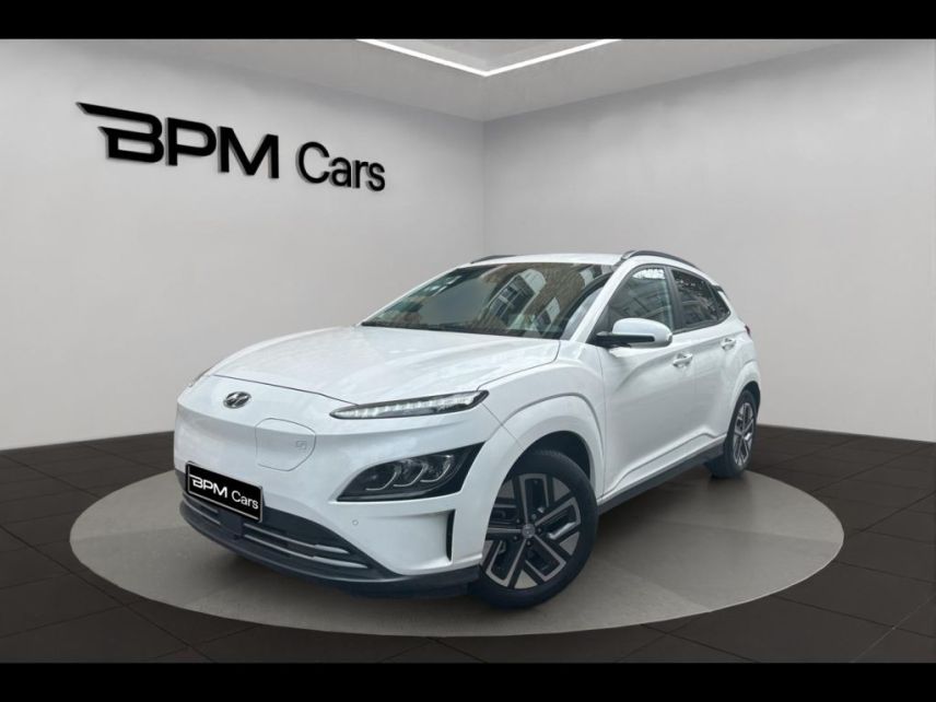 92250 : Hyundai La Garenne-Colombes - BPM Cars - HYUNDAI Kona - Kona - Serenity White Métal - Traction - Electrique