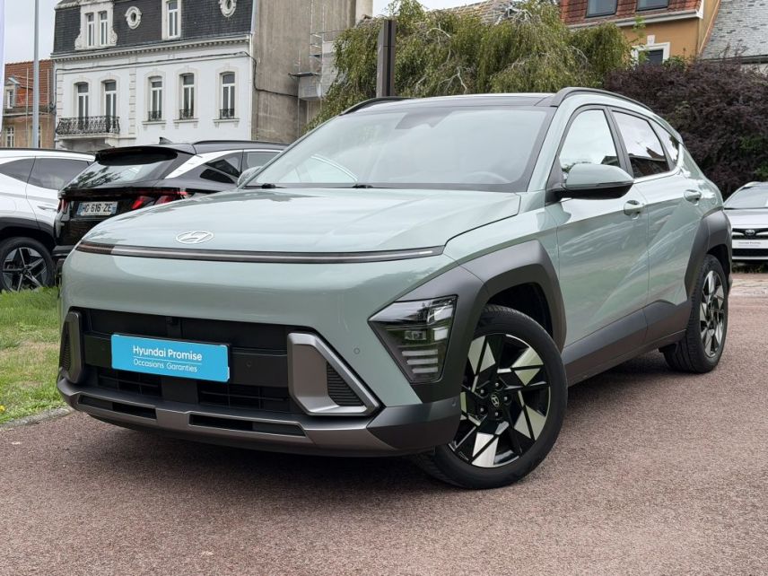 62360 : Hyundai Boulogne-sur-Mer - Garage Du Château - HYUNDAI KONA Executive - KONA II - Vert - Automate sequentiel - Essence / Courant électrique