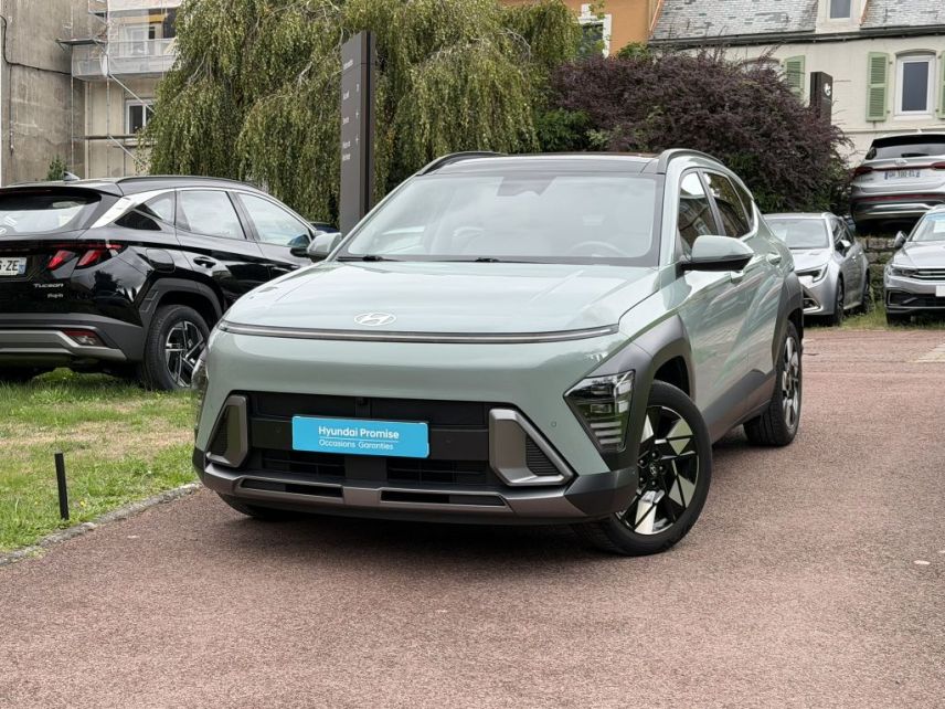 62360 : Hyundai Boulogne-sur-Mer - Garage Du Château - HYUNDAI KONA Executive - KONA II - Vert - Automate sequentiel - Essence / Courant électrique