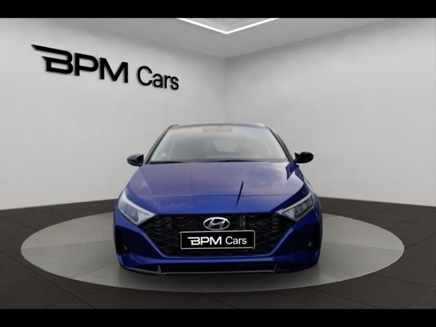 18230 : Hyundai Bourges - BPM Cars - HYUNDAI i20 - i20 - Intense Blue Métal/Toit/rétro Black - Traction - Essence/Micro-Hybride