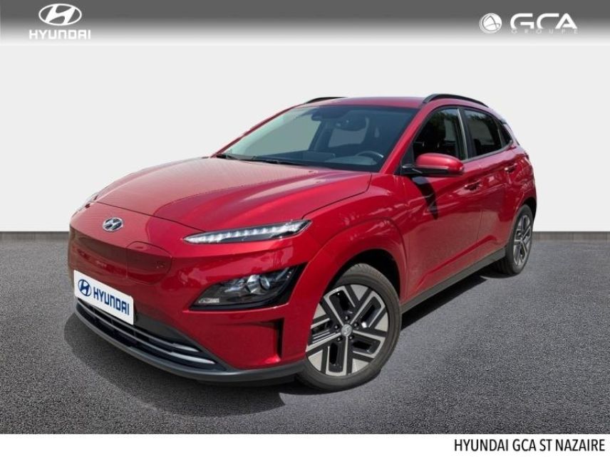 44600 : Hyundai Saint-Nazaire - Pacific Cars - HYUNDAI Kona - Kona - Sunset Red Métal - Traction - Electrique