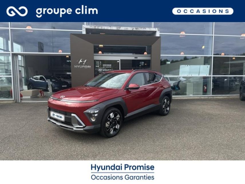 40280 : Hyundai - Groupe Clim - Mont de Marsan - HYUNDAI Kona - Kona - Ultimate Red métallisé - Traction - Hybride : Essence/Electrique