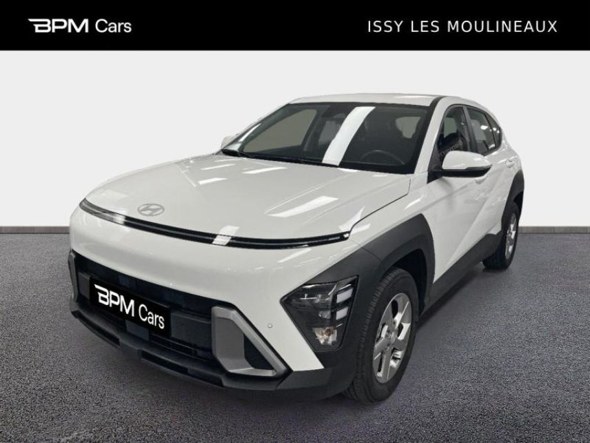 92130 : Hyundai ISSY-LES-MOULINEAUX - BPM Cars - HYUNDAI Kona - Kona - Atlas White - Traction - Hybride : Essence/Electrique