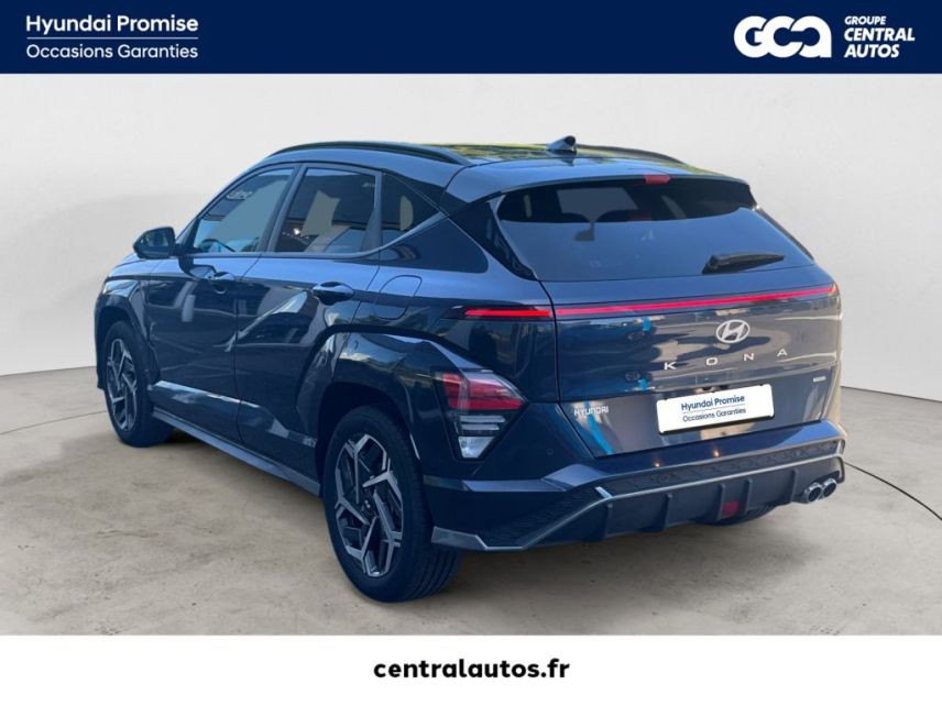 38200 : Hyundai Vienne - Groupe Central Autos - HYUNDAI KONA N Line Executive - KONA II - Bleu - Automate sequentiel - Essence / Courant électrique