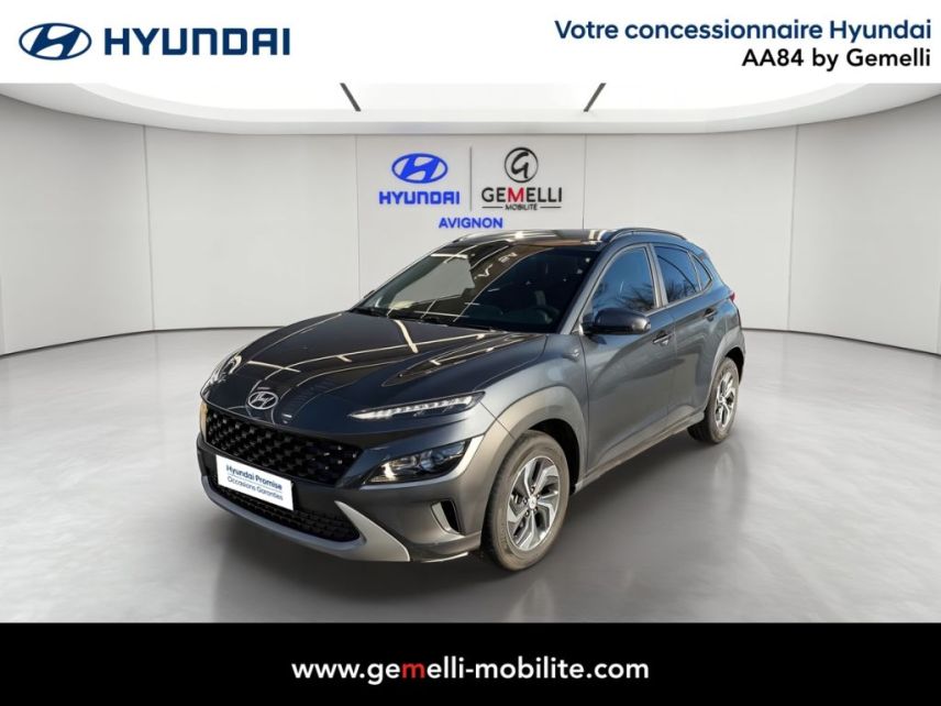 84130 : Hyundai Avignon - Actions Automobiles 84 - HYUNDAI KONA HYBRID Intuitive - KONA - Gris - Automate sequentiel - Essence / Courant électrique