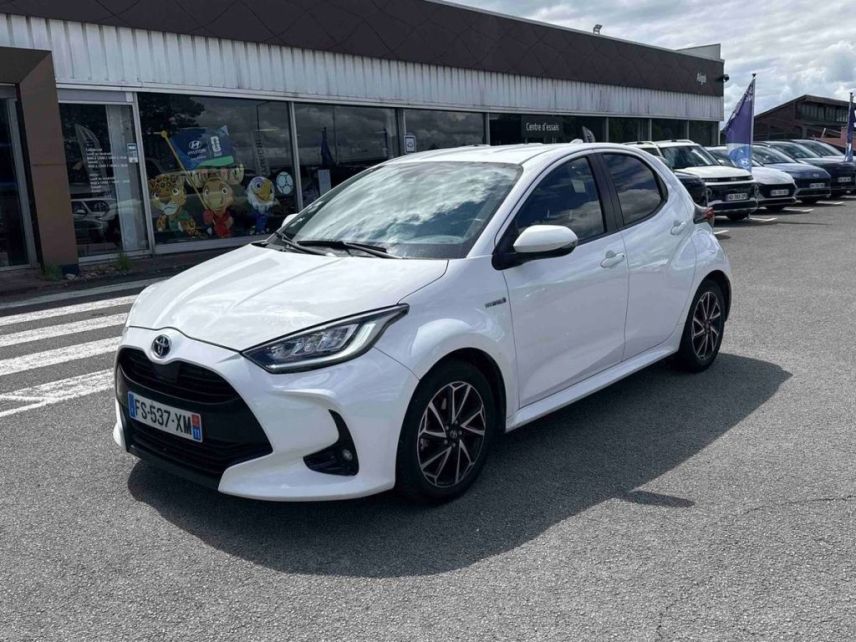11020 : Hyundai Carcassonne - HMDS - TOYOTA YARIS HYBRIDE MY20 Design - YARIS IV - BLANC - Automate à fonct. Continu - Essence / Courant électrique