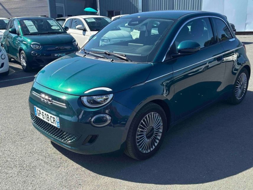 33140 : Hyundai Bordeaux Sud Villenave d'Ornon - Sipa Automobiles - FIAT 500e BERLINE Nouvelle 500 - 500 III ELECTRIQUE - Ocean Green - Automate à fonct. Continu - Courant électrique