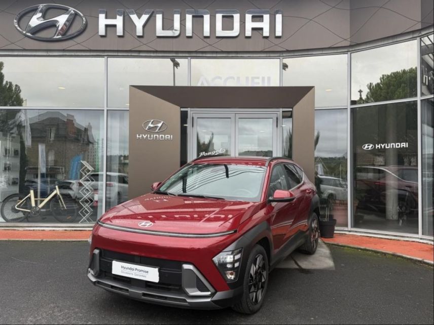 19100 : Hyundai Brive-la-Gaillarde - Garage Pouget - HYUNDAI Kona - Kona - Ultimate Red métallisé - Traction - Hybride : Essence/Electrique