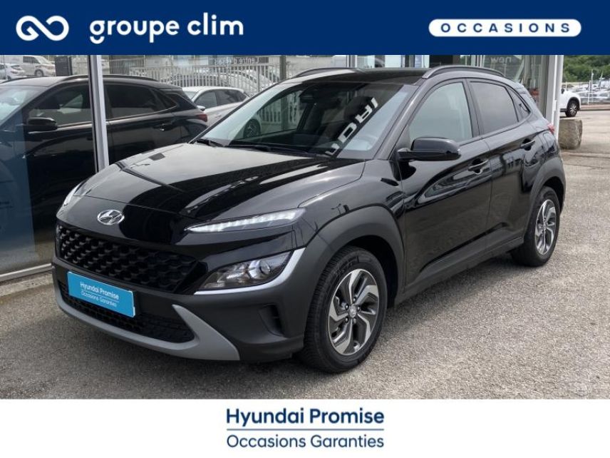 87280 : Hyundai - Groupe Clim - Limoges - HYUNDAI Kona - Kona - Abyss Black Métal - Traction - Hybride : Essence/Electrique