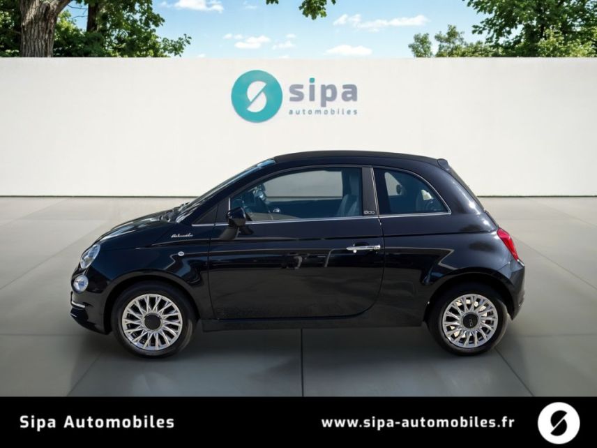 33110 : Hyundai Bordeaux Nord Le Bouscat - Sipa Automobiles - FIAT 500C SERIE 8 EURO 6D-TEMP Lounge - 500 II - Noir - Boîte manuelle - Essence sans plomb