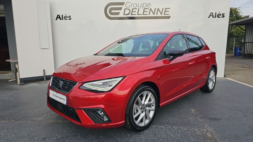 30100 : Hyundai Alès - Auto Hall - SEAT IBIZA FR - IBIZA V - Rouge - Automate sequentiel - Essence sans plomb