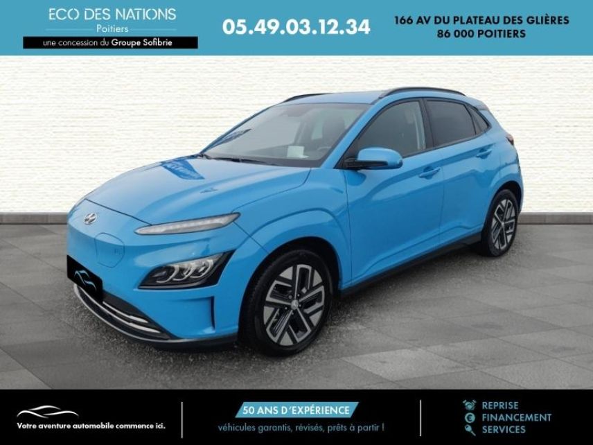 86000 : Hyundai Poitiers - Eco des Nations - HYUNDAI Kona - Kona - Bleu - Traction - Electrique