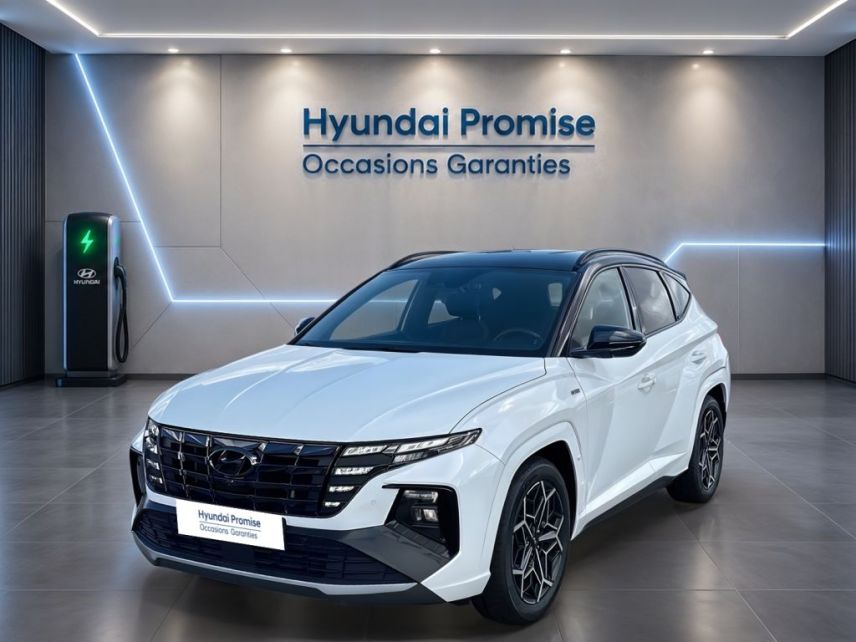 85000 : Hyundai MoceanRent | La Roche-sur-Yon - Océane Auto - HYUNDAI TUCSON N Line Executive - TUCSON IV - Blanc - Automate sequentiel - Diesel