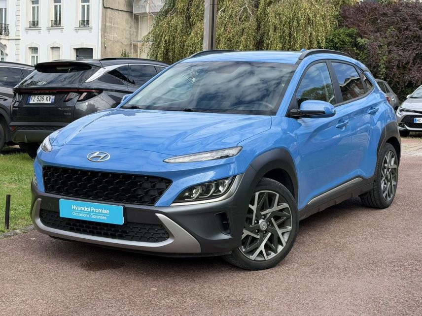 62360 : Hyundai Boulogne-sur-Mer - Garage Du Château - HYUNDAI KONA HYBRID Creative - KONA - Bleu - Automate sequentiel - Essence / Courant électrique