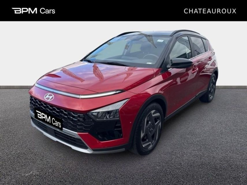 36000 : Hyundai Châteauroux - BPM Cars - HYUNDAI Bayon - Bayon - Dragon Red Métal/Toit+rétros Black - Traction - Essence