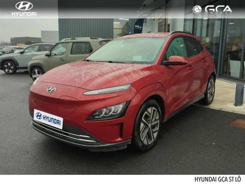 50000 : Hyundai Saint-Lô - GCA - HYUNDAI Kona - Kona - Sunset Red Métal - Traction - Electrique