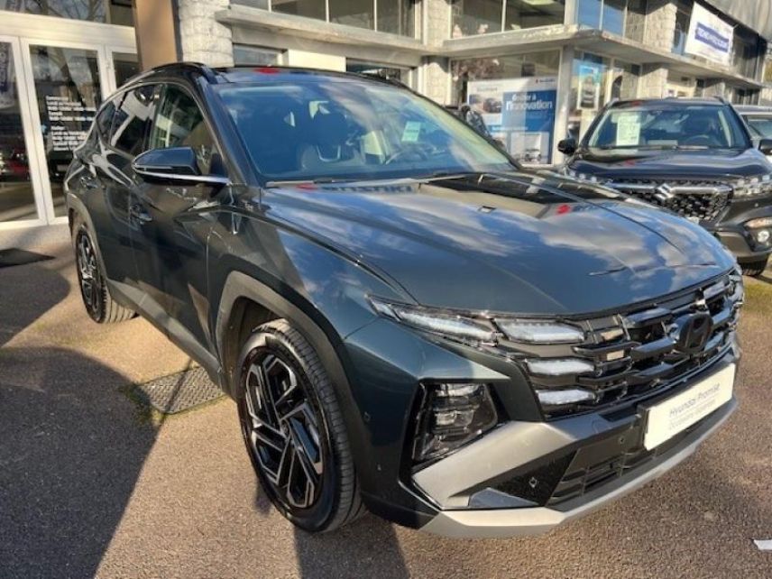 89100 : Hyundai Sens - APS - HYUNDAI Tucson - Tucson - Cypress Green Métal - Traction - Hybride : Essence/Electrique