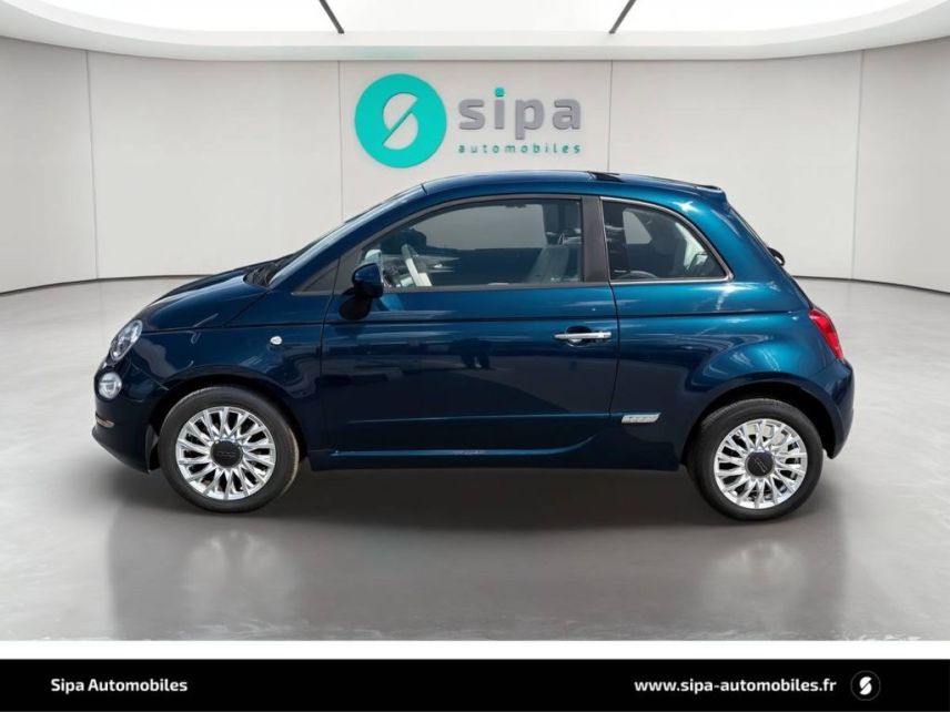 33140 : Hyundai Bordeaux Sud Villenave d'Ornon - Sipa Automobiles - FIAT 500 SERIE 8 EURO 6D-TEMP Lounge - 500 II - Bleu - Boîte manuelle - Essence sans plomb
