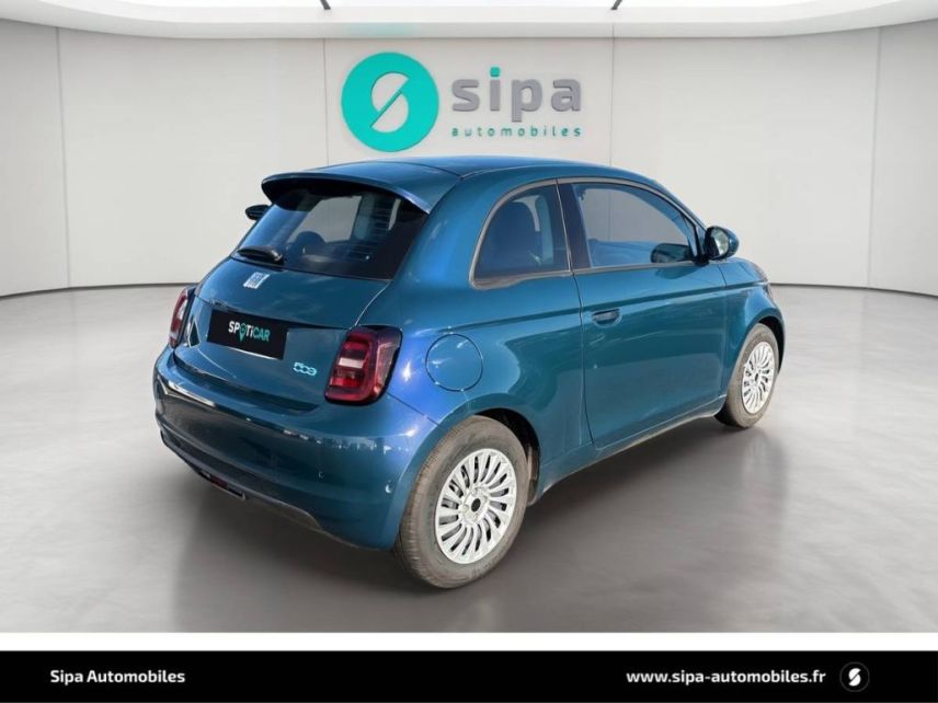 31200 : Hyundai TOULOUSE NORD - AUTO NORD - FIAT 500e BERLINE Nouvelle 500 - 500 III ELECTRIQUE - Ocean Green - Automate à fonct. Continu - Courant électrique