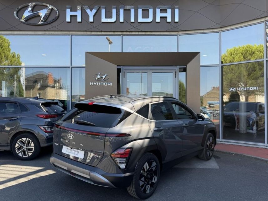 19100 : Hyundai Brive-la-Gaillarde - Garage Pouget - HYUNDAI Kona - Kona - Ecotronic Gray perlé métallisé - Traction - Hybride : Essence/Electrique