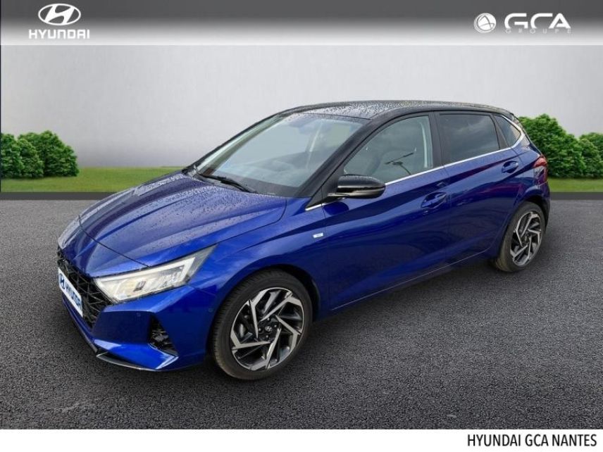 44800 : Hyundai NANTES SAINT HERBLAIN - GCH NANTES - HYUNDAI i20 - i20 - Intense Blue Métal/Toit/rétro Black - Traction - Essence/Micro-Hybride