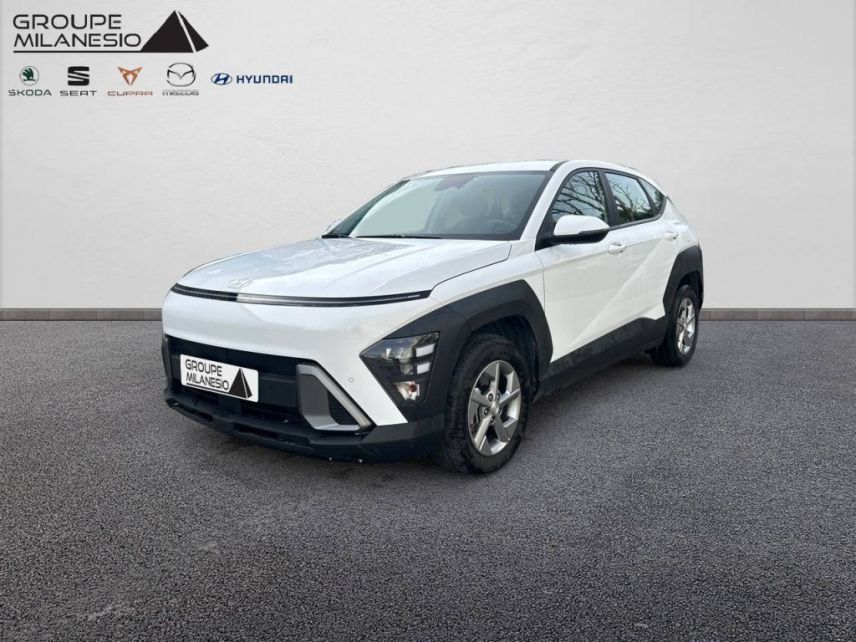 13290 : Hyundai Aix en Provence - Cap Milanesio - HYUNDAI KONA Intuitive - KONA II - Blanc - Automate sequentiel - Essence / Courant électrique