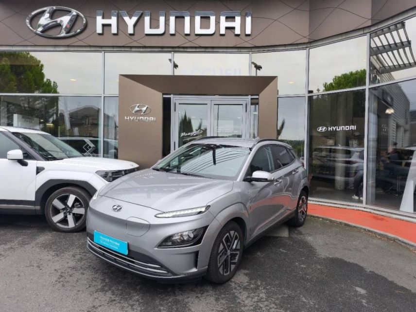 19100 : Hyundai Brive-la-Gaillarde - Garage Pouget - HYUNDAI Kona - Kona - Shimmering Silver Métal - Traction - Electrique