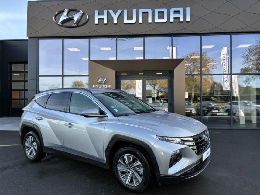 14400 : Hyundai Bayeux - Trajectoire Automobiles - HYUNDAI Tucson - Tucson - Shimmering Silver Métal/Toit/rétros Dark - Traction - Hybride : Essence/Electrique