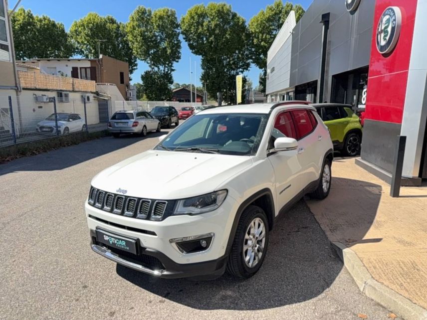 04100 : Hyundai Manosque - Pedinielli - JEEP COMPASS MY20 Limited - COMPASS II - BLANC - Boîte manuelle - Diesel