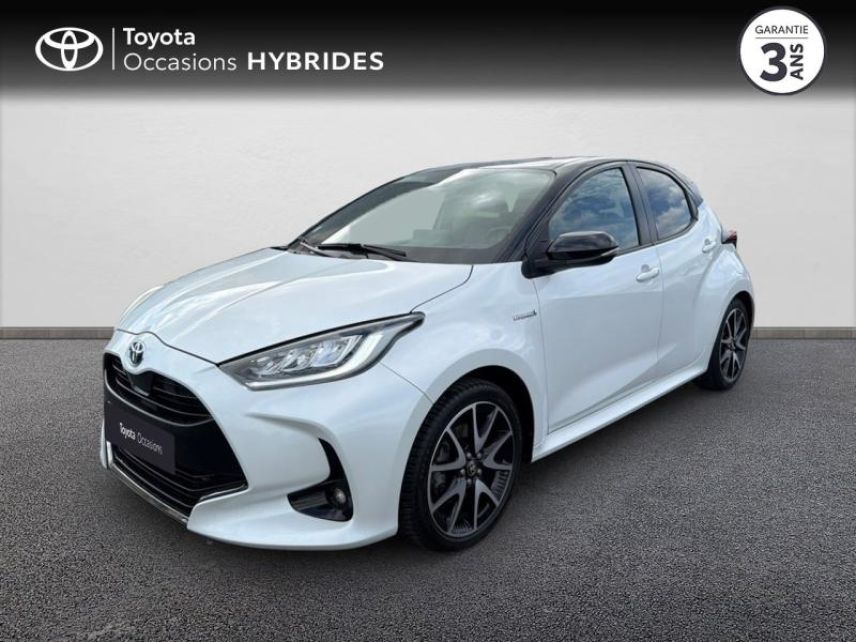50000 : Hyundai Saint-Lô - GCA - TOYOTA Yaris - Yaris - Bi-ton Blanc Lunaire / Toit noir - Traction - Hybride : Essence/Electrique