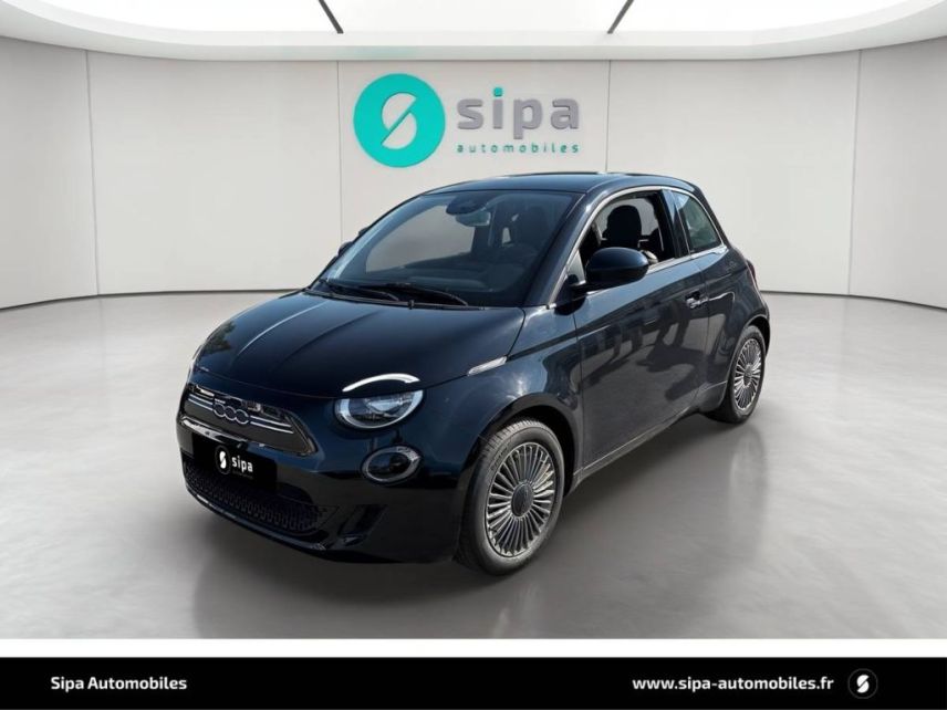 33260 : Hyundai Arcachon - Sipa Automobiles - FIAT 500e BERLINE Icône - 500 III ELECTRIQUE - Noir - Automate à fonct. Continu - Courant électrique