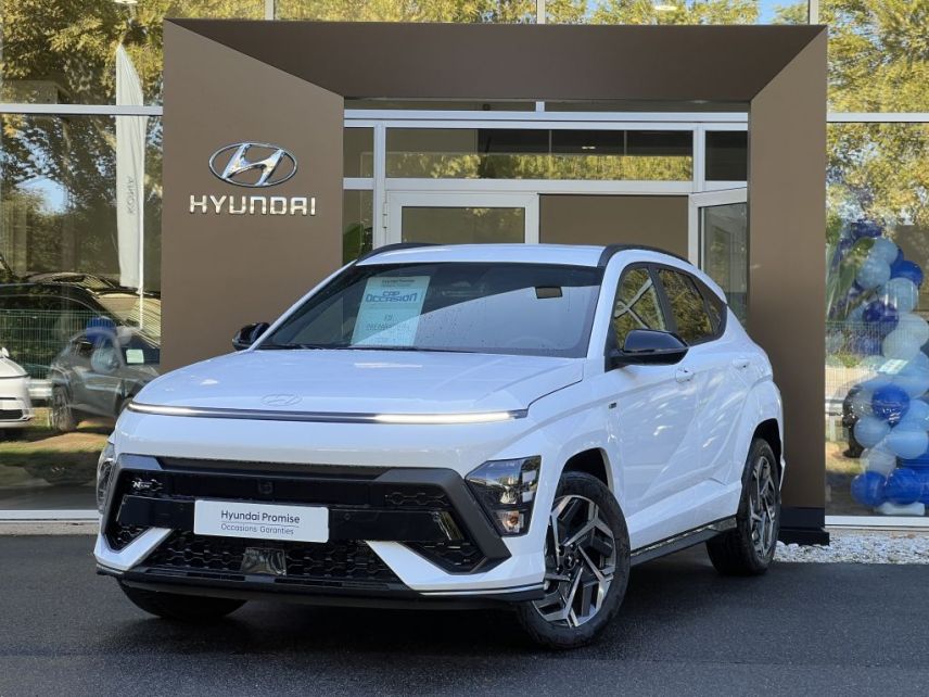 77240 : Hyundai Melun - CAP FOURNIER - HYUNDAI KONA N Line Ultime Edition - KONA II - Blanc - Automate sequentiel - Essence / Courant électrique