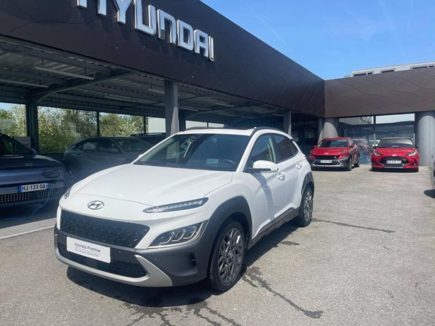64100 : Hyundai Bayonne - Oceanic Auto - HYUNDAI Kona - Kona - Atlas White - Traction - Hybride : Essence/Electrique