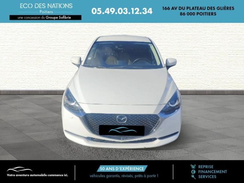 86000 : Hyundai Poitiers - Eco des Nations - MAZDA Mazda 2 - Mazda 2 - Blanc - Traction - Essence/Micro-Hybride