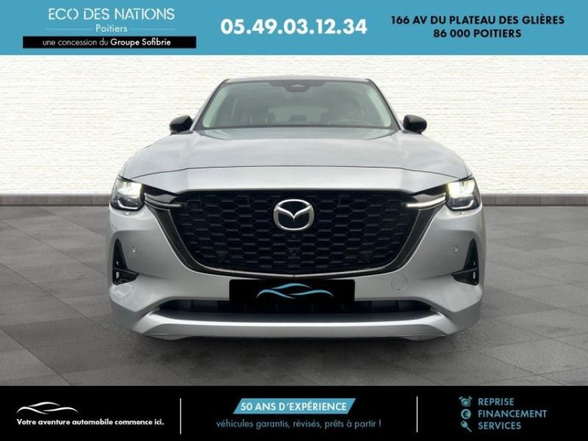 86000 : Hyundai Poitiers - Eco des Nations - MAZDA CX-60 - CX-60 - Sonic Silver métallisé - Transmission intégrale - Hybride rechargeable : Essence/Electrique