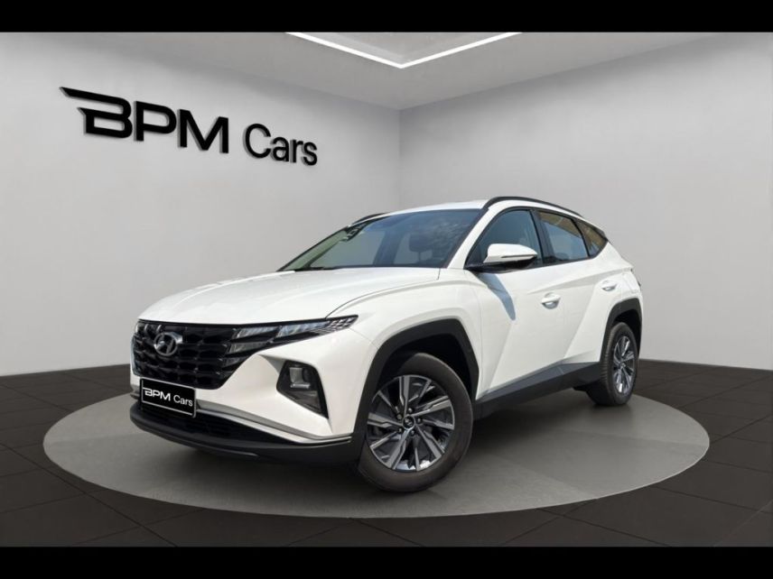 75013 : Hyundai Paris 13 - BPM Cars - HYUNDAI Tucson - Tucson - Serenity White Métal - Traction - Hybride : Essence/Electrique
