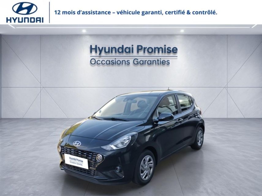 56000 : Hyundai Vannes - Park Lann Automobiles - HYUNDAI i10 - i10 - Phantom Black Métal - Traction - Essence