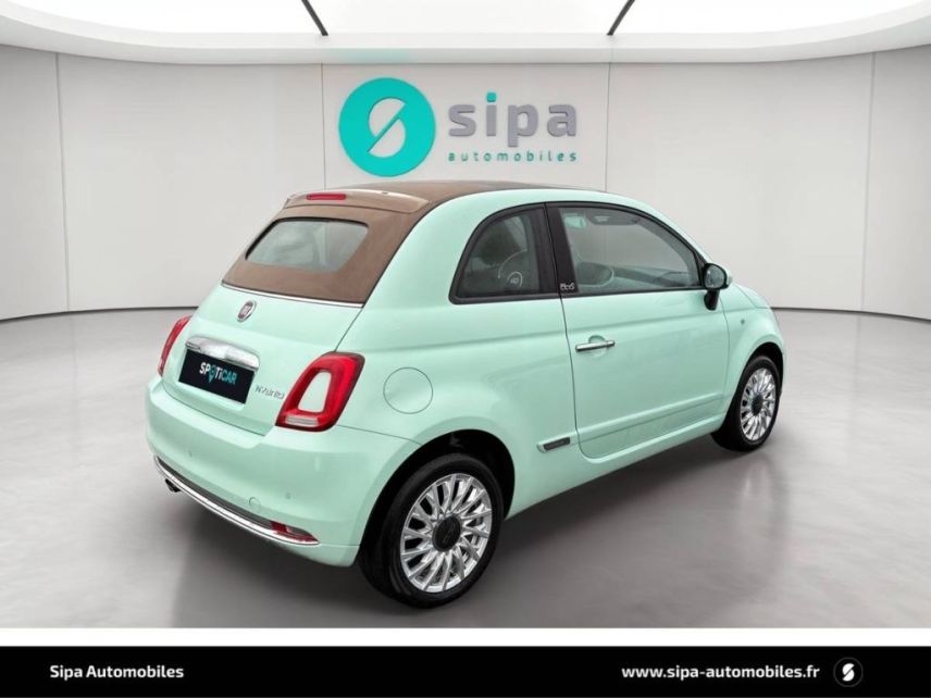 31200 : Hyundai TOULOUSE NORD - AUTO NORD - FIAT 500C SERIE 8 EURO 6D-TEMP Lounge - 500 II - BLEU - Boîte manuelle - Essence sans plomb