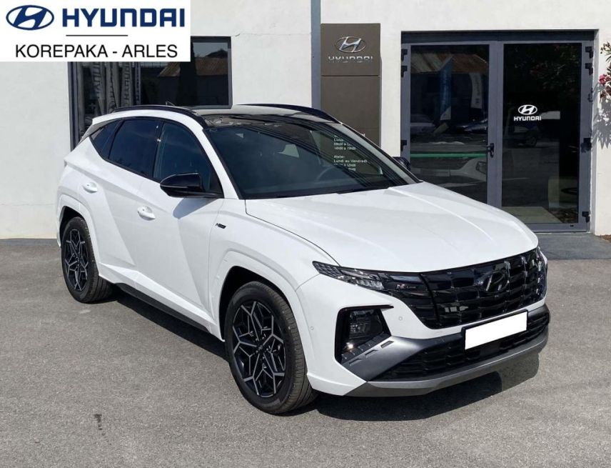 13200 : HYUNDAI Arles - Lexa Automobile - HYUNDAI TUCSON N Line Executive - TUCSON IV - Blanc - Boîte automatique - Essence / Courant électrique